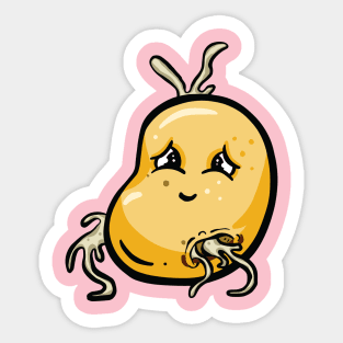 Garden Tips Toons the Happy Potato Sticker